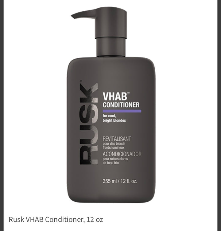 Rusk VHAB Shampoo & Rusk VHAB Conditioner 12 oz