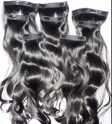 Indian Hair Clip In Set (Wavy)
