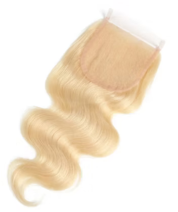 B. Xquisit 4 x 4" Blonde HD Closure