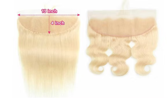 B. Xquisit 13 x 4" Blonde HD Frontals